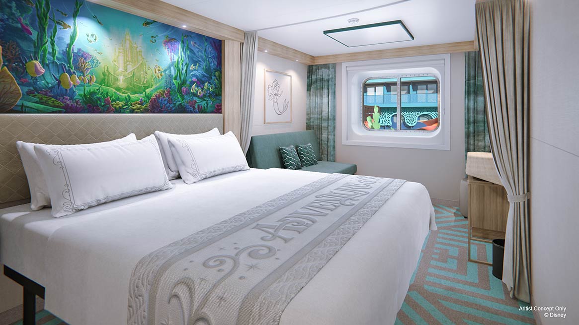Deluxe Inside Stateroom with Reef View Deluxe Inside Stateroom with Reef View
