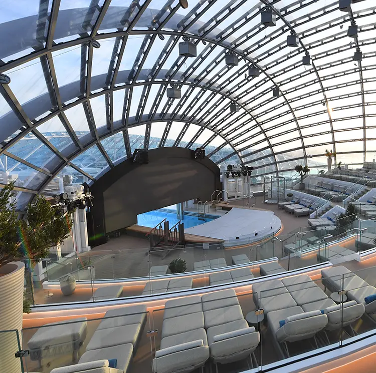 玻璃穹頂空中花園