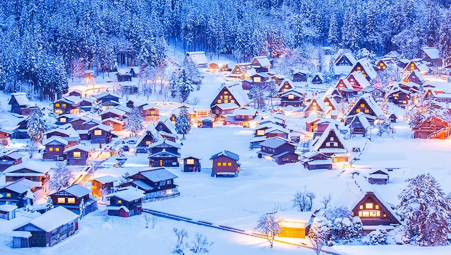 北陸合掌村點燈