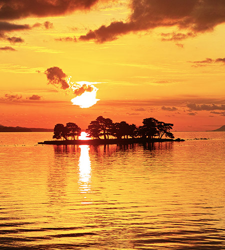 宍道湖夕景