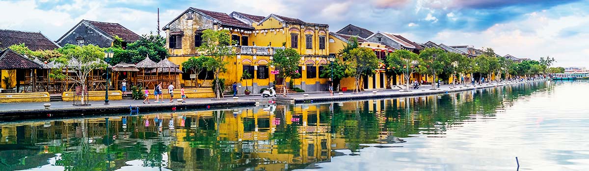 KHH中越峴港雙城～纜車佛手橋、迦南島竹桶船、美山會安古鎮、全程五星飯店五日