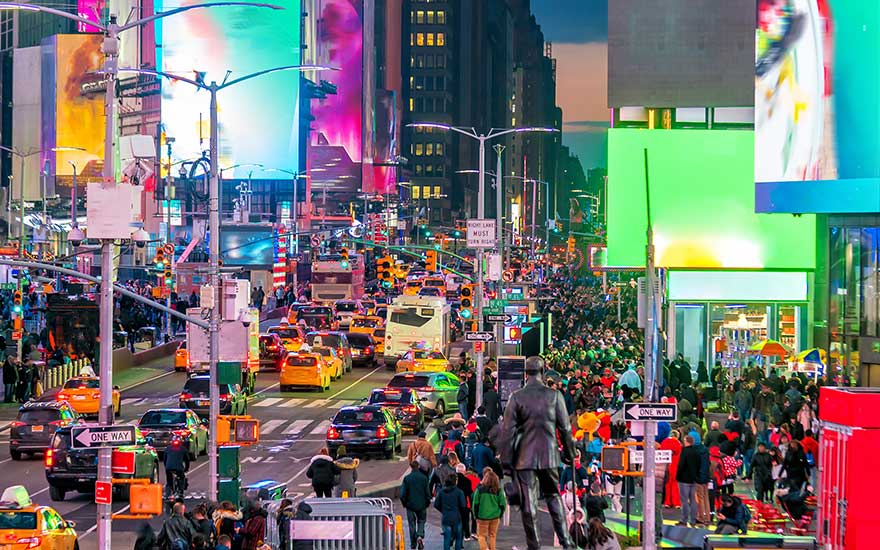 紐約瘋跨年》時代廣場倒數計時.美東三大名城.OUTLET購物趣8日